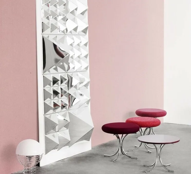 Lampe à poser, Wire, blanc, chrome, Ø40cm, H54cm - Verpan