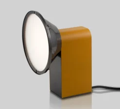 Lampe*CVL Lampe à poser, Wonder, , LED, dim, 2700k, 1100 lm, L11,2cm, H23cm - graphite poli et orange mangue