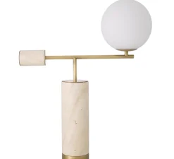 Lampe à poser, Xperience, Laiton, travertin, L51cm, H62,5cm - Eichholtz