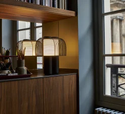 Lampe*DCW éditions Paris Lampe à poser, Yasuke, , LED, 2700/3400K, 1300lm, L39,5cm, H44,3cm - noir