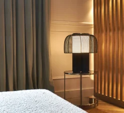 Lampe*DCW éditions Paris Lampe à poser, Yasuke, , LED, 2700/3400K, 1300lm, L39,5cm, H44,3cm - noir