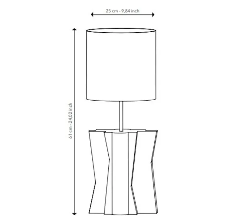 Lampe*Serax Lampe à poser, Yucca N°2, , Ø25cm, H61cm - gris clair