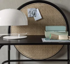 Lampe*Oluce Lampe à poser, Zanuso, , Ø42cm - blanc