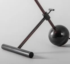 Lampe*Schwung Lampe à poser, Zosia, , L40cm, H44cm - Gris acier