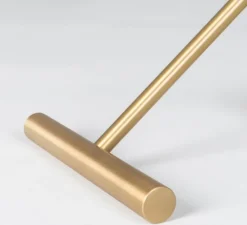 Lampe*Schwung Lampe à poser, Zosia, , L40cm, H44cm - Laiton laqué bruni