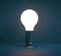 Lampe*Fermob Lampe, Baladeuse, APLÔ , , IP54, 3000 à 6000K, 70lm, Ø11.5cm, H24.5cm - bleu acapulco