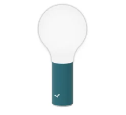 Lampe*Fermob Lampe, Baladeuse, APLÔ , , IP54, 3000 à 6000K, 70lm, Ø11.5cm, H24.5cm - bleu acapulco