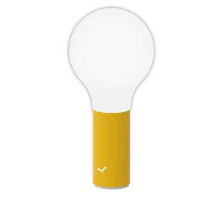 Lampe, Baladeuse, APLÔ, miel, IP54, 3000 à 6000K, 70lm, Ø11.5cm, H24.5cm - FERMOB