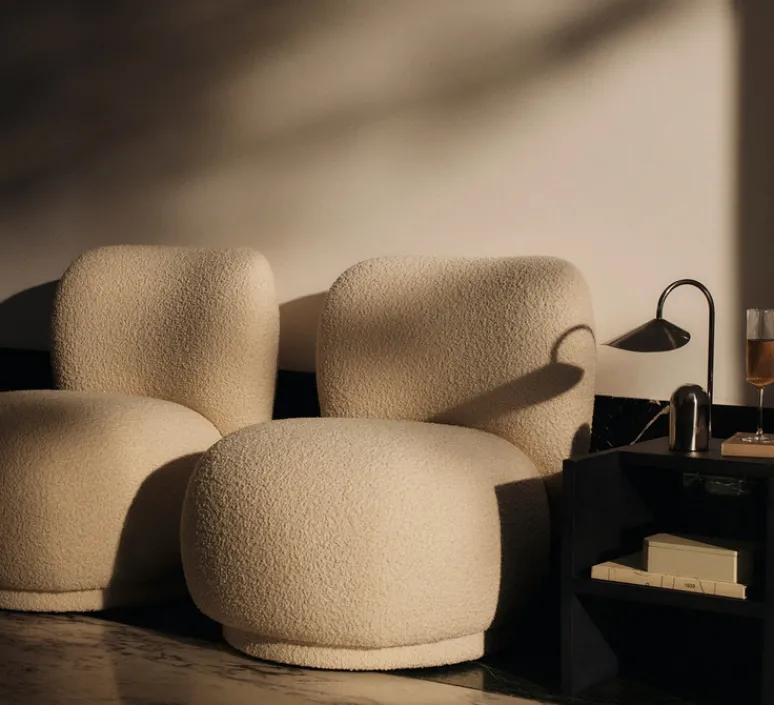 Enfants|Lampe*Ferm Living Lampe, Baladeuse, Arum, , IP44, LED, dim, 2700K, 240 lm, Ø7cm, H30cm- Acier