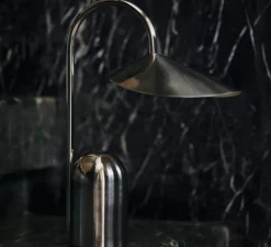 Enfants|Lampe*Ferm Living Lampe, Baladeuse, Arum, , IP44, LED, dim, 2700K, 240 lm, Ø7cm, H30cm- Acier