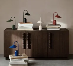 Lampe, Baladeuse, Arum, noir, IP44, LED, dim, 2700K, 240 lm, Ø7cm, H30cm - Ferm Living