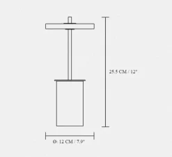 Lampe, Baladeuse, Asteria Move mini, Marbre blanc, LED, dim, 2600K, 124 lm, Ø12cm, H25,5cm - Umage