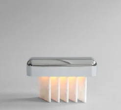 Lampe, Baladeuse, Beetle, marbre, chrome, LED, dim, 2400K, lm, L32,3cm, H20cm - 101 Copenhagen