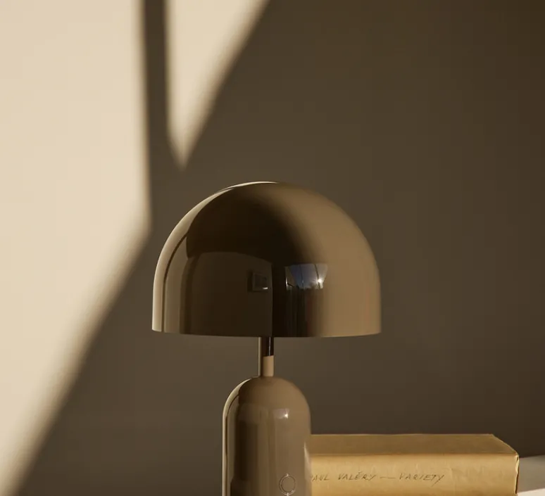 Lampe*Tom Dixon Lampe, Baladeuse, Bell, , IP44, LED, dim, 3000K, 160 lm, L7,6cm, H28cm - Taupe