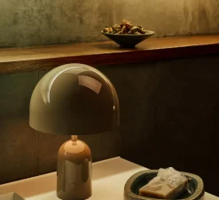 Lampe*Tom Dixon Lampe, Baladeuse, Bell, , IP44, LED, dim, 3000K, 160 lm, L7,6cm, H28cm - Taupe