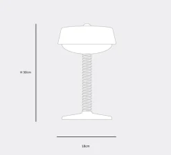 Lampe, Baladeuse, Bellboy, Anthracite, IP44, LED, dim, 2700K, 200 lm, Ø18cm, H30cm - Fatboy