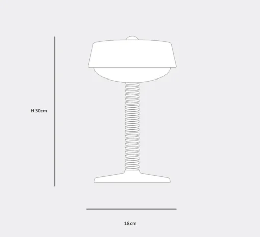 Lampe|Enfants*Fatboy Lampe, Baladeuse, Bellboy, , IP44, LED, dim, 2700K, 200 lm, Ø18cm, H30cm - Blanc Desert