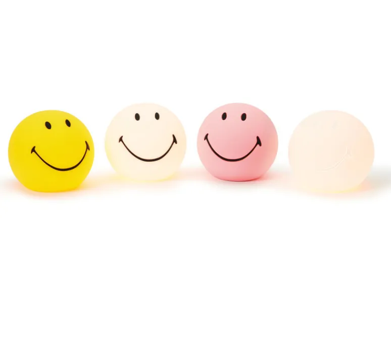 Enfants|Lampe*Mr Maria Lampe, Baladeuse, Bundle Smiley, , LED, 2700 K, 5lm, L12,5cm, H12,5cm - blanc