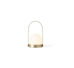 Lampe*Audo Copenhagen Lampe, baladeuse, Carrie, , LED, dim, 2700K, 380 lm, Ø13,5cm, H24,5cm - laiton brossé