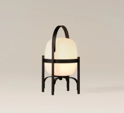 Lampe*Santa & Cole Lampe, Baladeuse, Cestita Alubat, , IP65, LED, dim, 2700K, 313 lm, Ø22cm, H36cm - noir