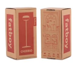 Lampe, Baladeuse, Cheerio, sauge, IP55, LED, dim, 2200K, 14 lm, Ø8cm, H26cm - Fatboy