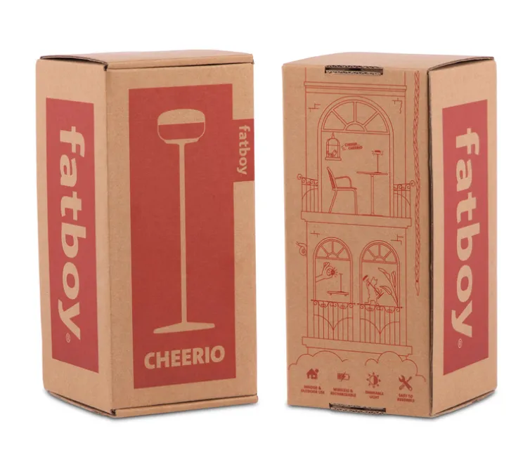 Lampe, Baladeuse, Cheerio, sauge, IP55, LED, dim, 2200K, 14 lm, Ø8cm, H26cm - Fatboy