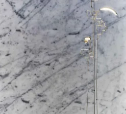 Lampe, baladeuse, Cordeless, BOUCLE, noir et laiton, L8cm, H47cm - DCW éditions Paris