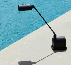 Lampe*Lumina Lampe, Baladeuse, Daphinette Portatile, , IP44, LED, 2700K, 187 lm, L9,5cm, H33cm - Noir soft touch