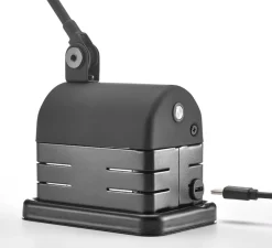 Lampe*Lumina Lampe, Baladeuse, Daphinette Portatile, , IP44, LED, 2700K, 187 lm, L9,5cm, H33cm - Noir soft touch