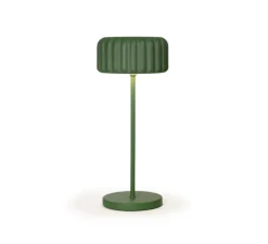 Lampe*Atelier Pierre Lampe, Baladeuse, Dentelles Bistro, , LED, dim, 3000K-6000K, 200lm, Ø12cm, H28cm - olive