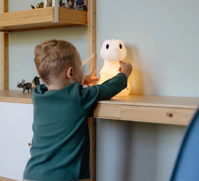 Enfants|Lampe*Mr Maria Lampe, Baladeuse, First Light Giants Dino, Rena Tyrannosaurus Rex, , LED, dim, 2 700K, 100lm, L24cm, H14cm - blanc