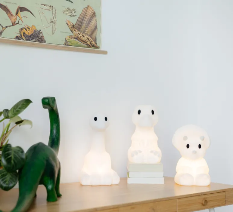 Enfants|Lampe*Mr Maria Lampe, Baladeuse, First Light Giants Dino, Rena Tyrannosaurus Rex, , LED, dim, 2 700K, 100lm, L24cm, H14cm - blanc