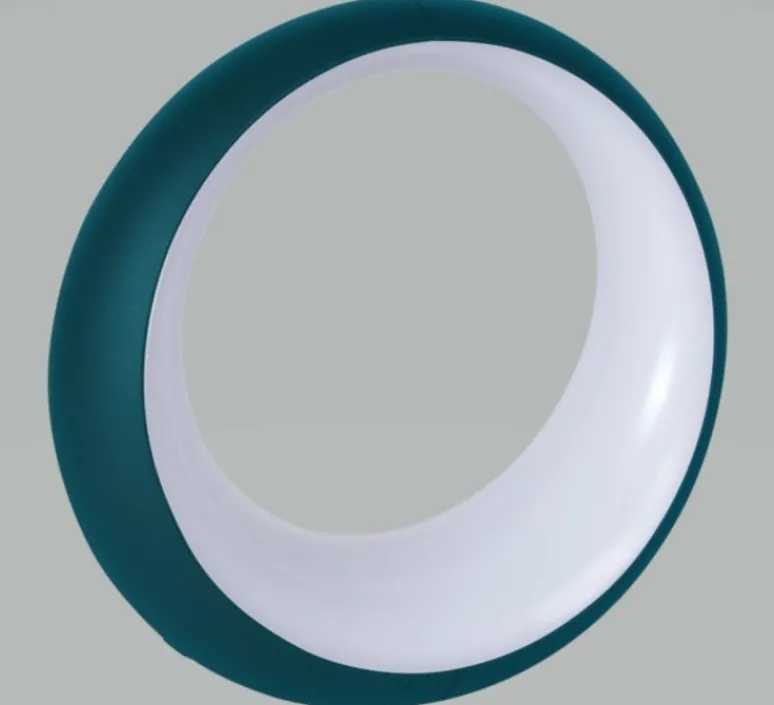 Lampe*Fermob Lampe, Baladeuse, Hoopik, , IP42, LED, dim, 4000K, 200 lm, Ø24cm, H23cm - bleu acapulco