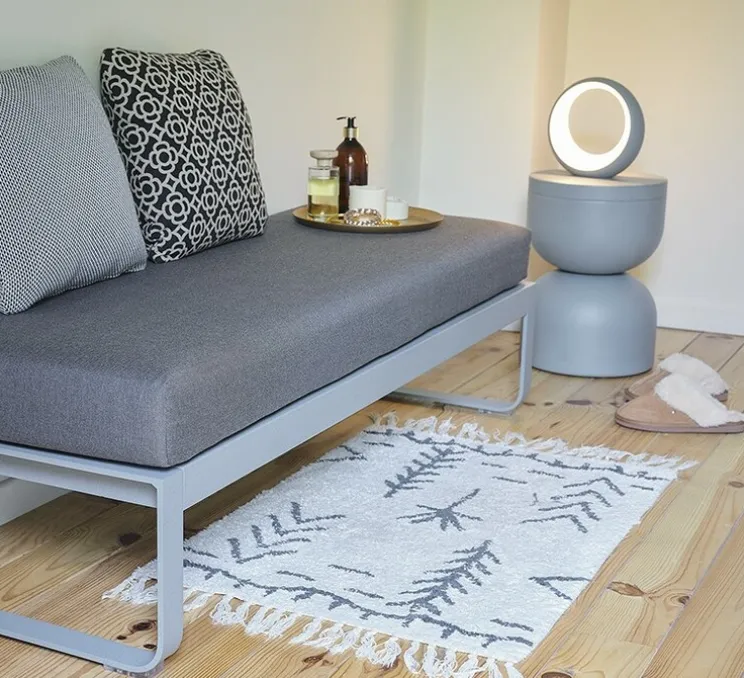 Lampe, Baladeuse, Hoopik, gris lalipi, IP42, LED, dim, 4000K, 200 lm, Ø24cm, H23cm - Fermob