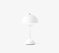 Lampe, Baladeuse, jardin, Flowerpot VP9, blanc mat, IP44, LED, dim, 2700K, 104 lm, Ø16cm, H29,5cm - Andtradition