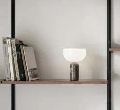 Lampe, Baladeuse, Kizu, gris, LED, dim, 2700K, lm, Ø18cm, H24cm - New Works