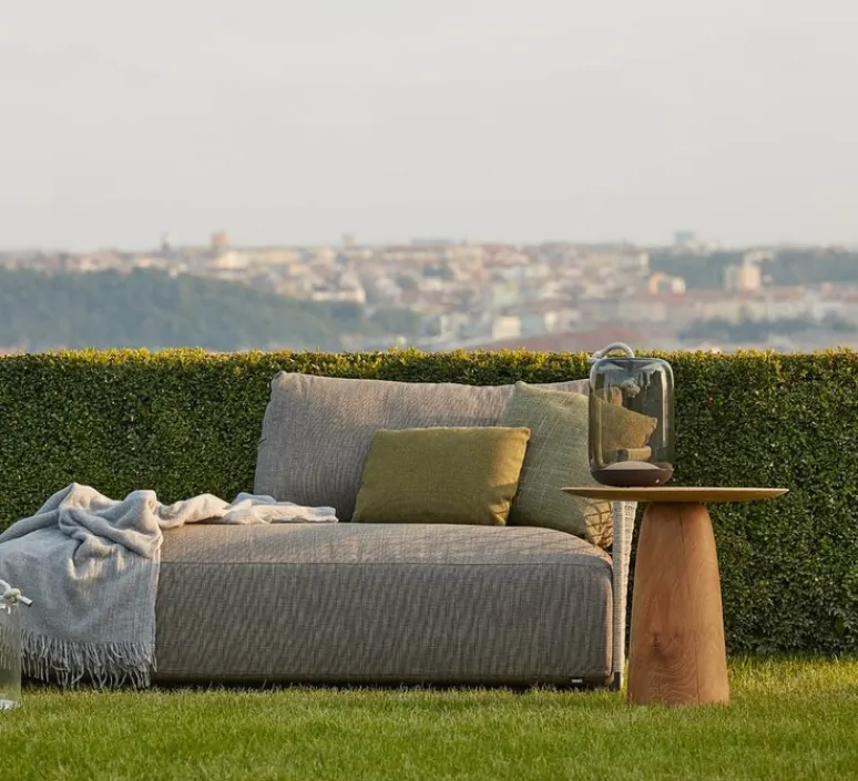 Lampe*Brokis Lampe, Baladeuse, Knot Battery small, verre transparent, IP44, LED, 2700K, 580 lm, Ø18cm, H29cm - verre fumé