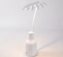Lampe, Baladeuse, Leaf light Stellou, blanc, L34cm, H51cm - Seletti