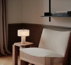 Lampe*New Works Lampe, Baladeuse, Margin, , LED, dim, 2500-2700-3000K, 220 lm, Ø23cm, H31cm - beige