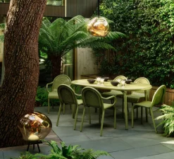 Lampe, Baladeuse, Melt Large, doré, IP44, LED, dim, 3000K, 500 lm, Ø50cm, H57cm - Tom Dixon