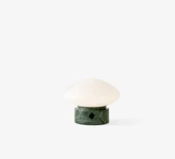 Lampe, Baladeuse, Mist AP21, marbre vert Guatemala, LED, dim, 2700K, Ø16cm, H12cm - Andtradition