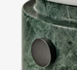 Lampe, Baladeuse, Mist AP21, marbre vert Guatemala, LED, dim, 2700K, Ø16cm, H12cm - Andtradition