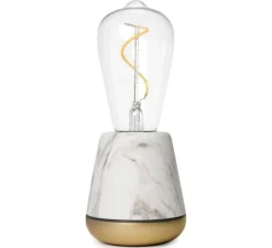 Lampe*Humble Lampe, Baladeuse, One, , Ø8,5cm, H19,5cm - marbre blanc