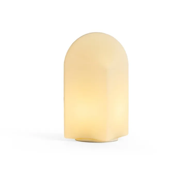 Lampe, Baladeuse, Parade portable, blanc nacré, IP44, L15,5cm, H24cm - HAY
