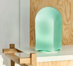Lampe*HAY Lampe, Baladeuse, Parade portable, , IP44, L15,5cm, H24cm - vert écume de mer
