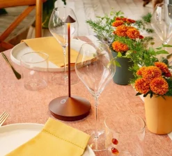 Lampe, Baladeuse, Pina, Corten, IP54, LED, dim, 2200-2700-3000K, 245 lm, Ø10,5cm, H29cm - Zafferano