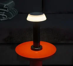 Lampe*Sowden Lampe, Baladeuse, PL1-Black, blanc & noir, LED, dim, 2800K, 250lm, Ø13cm, H24cm - blanc & noir