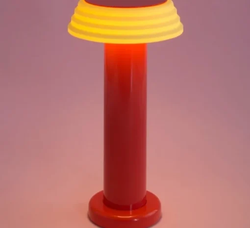 Lampe|Enfants*Sowden Lampe, Baladeuse, PL1-Red, , LED, dim, 2800K, 250lm, Ø13cm, H24cm - rouge, jaune