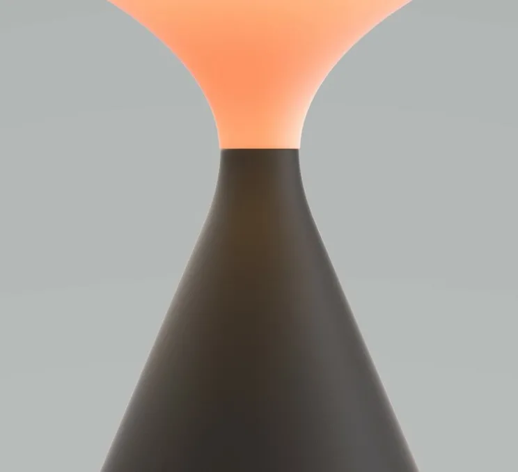 Lampe, Baladeuse, Salt, noir, IP21, LED, dim, 2700K, 450 lm, Ø12,8cm, H19cm - GRAU