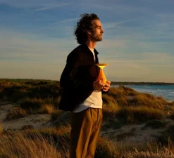 Lampe, Baladeuse, Salt, orange sanguine, IP21, LED, dim, 2700K, 450 lm, Ø12,8cm, H19cm - GRAU